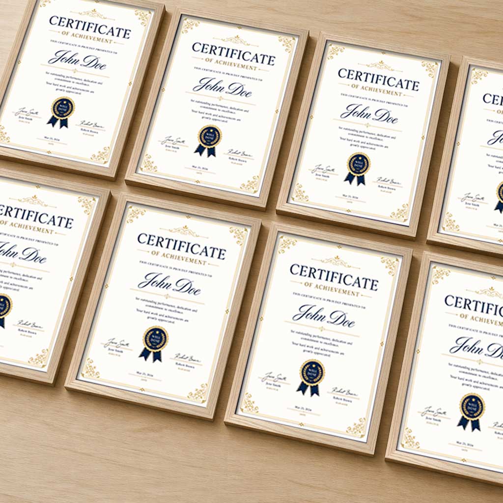 Bulk-Frames-A3-Natural-Oak-Certificate-2